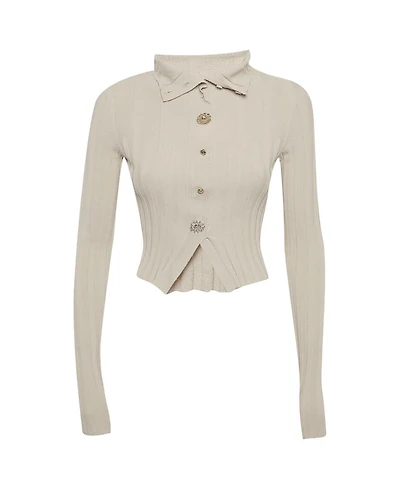 Pre-Owned Jacquemus Women's Rib Knit Le Cardigan Bando