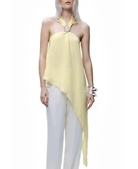 Nocturne Women's Sleeveless Halter Blouse