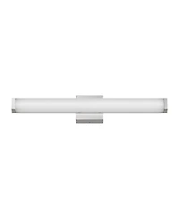 Busdays 25 Inch Brushed Nickel Square Led Bathroom Vanity Light 14W 6000K Cool Wall Bar Fixture Over Mirror