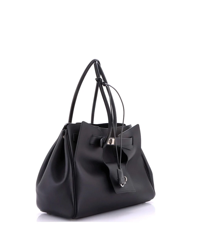 Pre-Owned Balenciaga Medium Bel Air Carry All Bag Leather