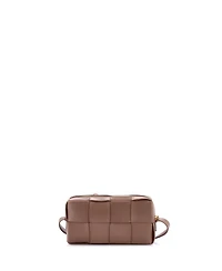 Pre-Owned Bottega Veneta Small Brick Cassette Shoulder Bag Maxi Intrecciato Leather