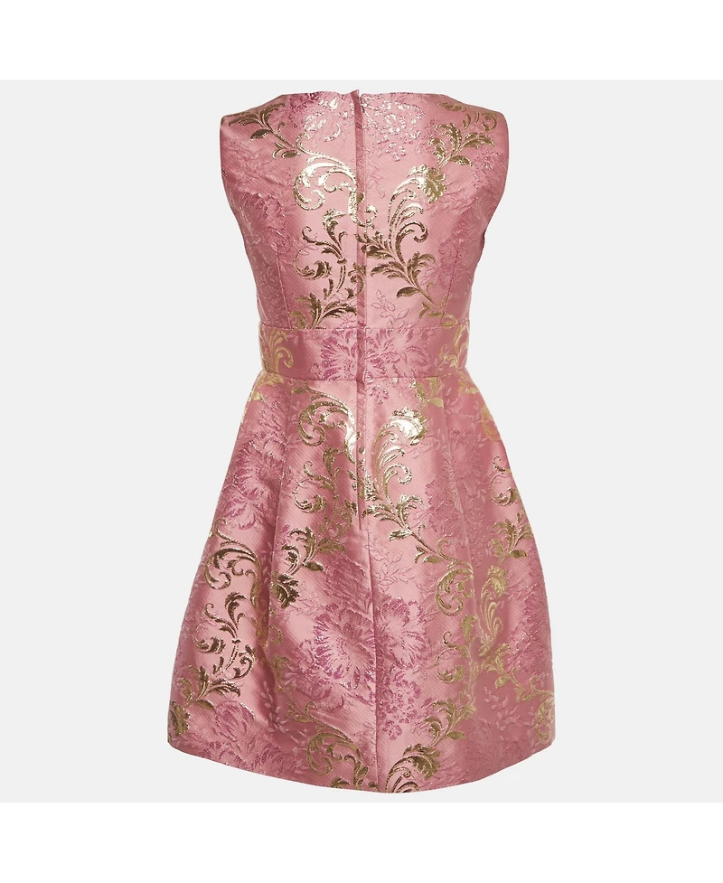 Pre-Owned Dolce & Gabbana Women's Brocade Sleeveless Mini Dress