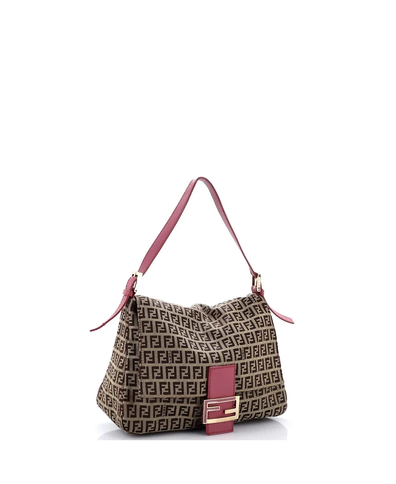 Pre-Owned Fendi Mama Forever Bag Zucchino Canvas