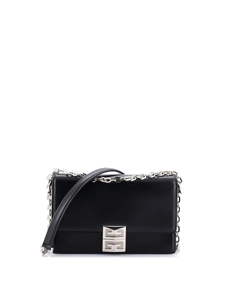 Pre-Owned Givenchy Small 4G Chain Crossbody Bag Leather