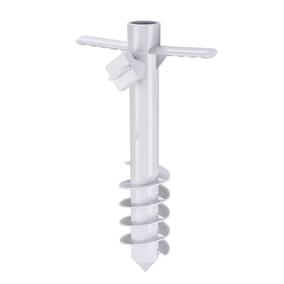 LAGarden 10 beach umbrella sand anchor, windproof spike for sand, grass, camping