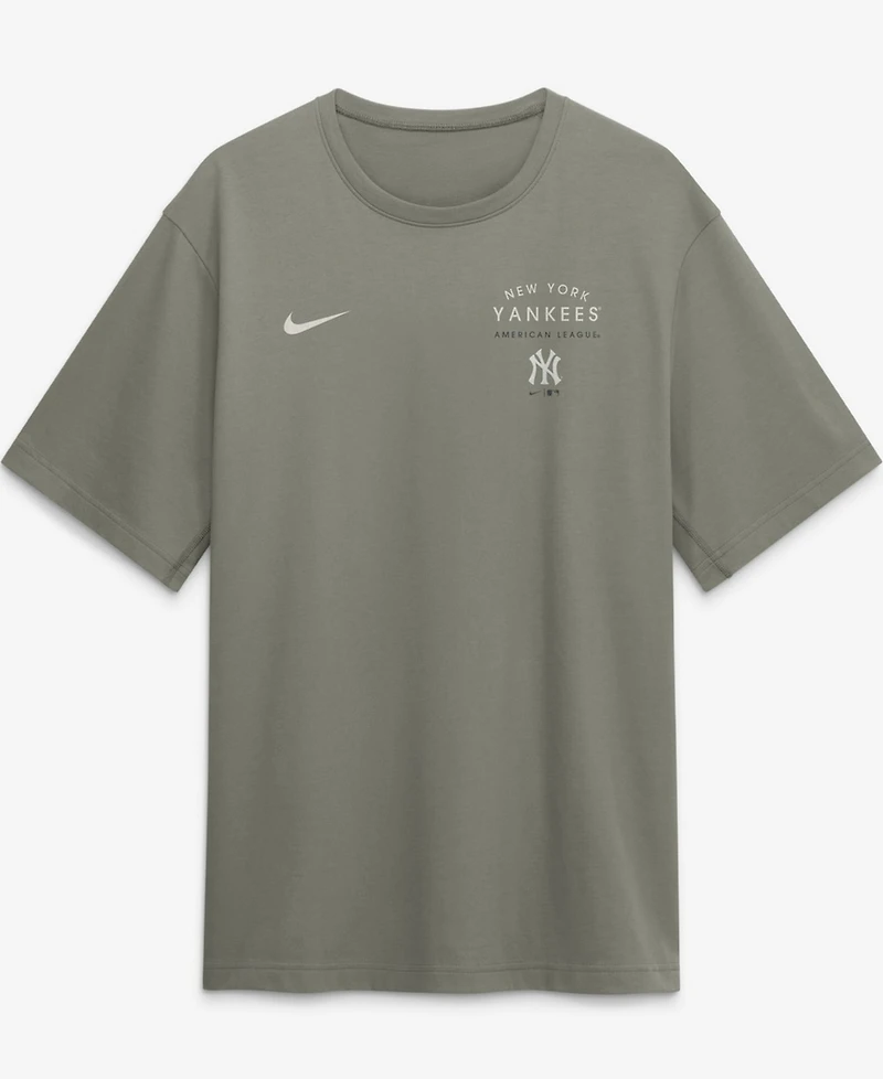 Nike Men's Olive New York Yankees Statement Dri-fit Primary T-Shirt