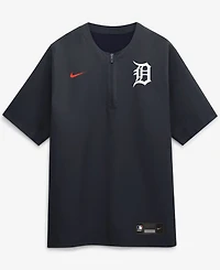 Nike Men's Navy Detroit Tigers Authentic Collection Dri-fit Quarter-Zip Windshirt