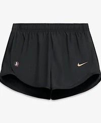 Nike Women's Black Florida State Seminoles Tempo Mid-Rise Dri-fit Shorts