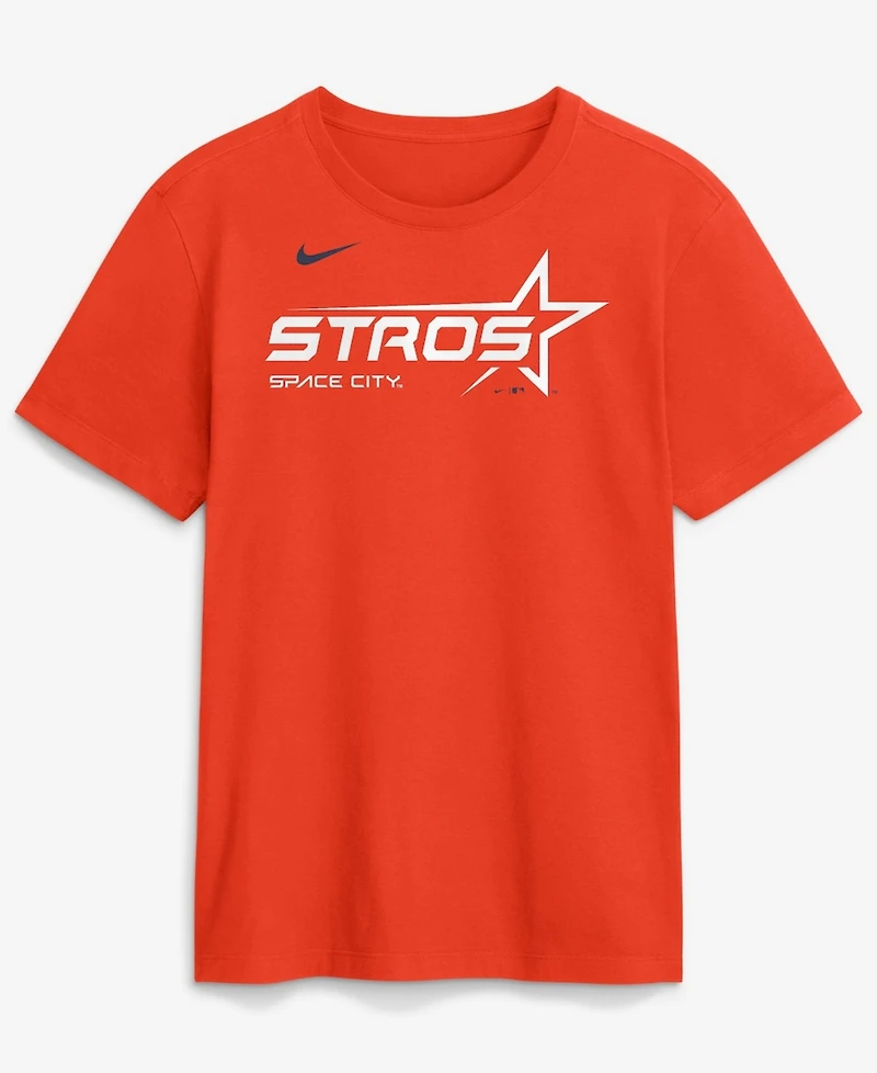 Nike Men's Orange Houston Astros City Connect Wordmark T-Shirt