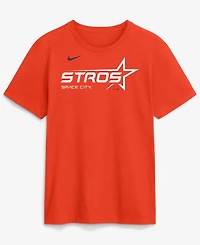Nike Men's Orange Houston Astros City Connect Wordmark T-Shirt