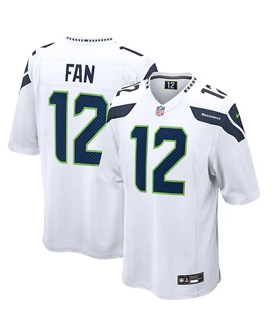 Nike Men's 12s White Seattle Seahawks Game Jersey