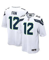 Nike Men's 12s White Seattle Seahawks Game Jersey