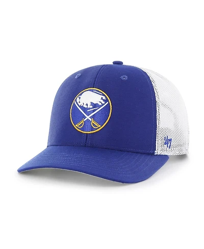 '47 Brand Men's Royal/White Buffalo Sabres Logo Trucker Adjustable Hat