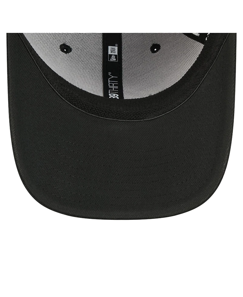 New Era Men's Black Philadelphia Eagles Core Team 39THIRTY Flex Hat