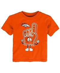 Outerstuff Baby Boys and Girls Orange Denver Broncos Handy Man T-Shirt