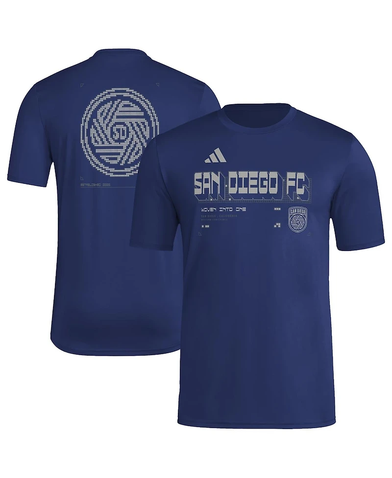 Adidas Men's Navy San Diego Fc 2026 Anthem Aeroready Pregame T-Shirt