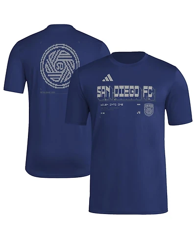 Adidas Men's Navy San Diego Fc 2026 Anthem Aeroready Pregame T-Shirt