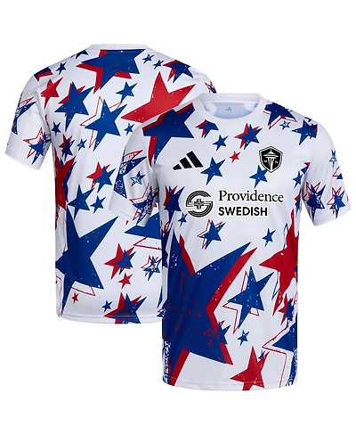 Adidas Men's White Seattle Sounders Fc 2026 Americana Pre-Match Jersey