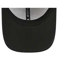 New Era Men's Black Carolina Panthers Core Team 9FORTY Adjustable Hat