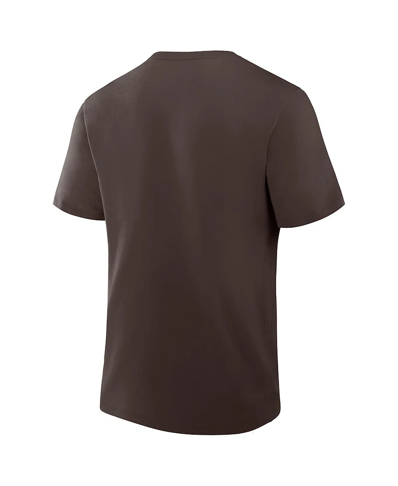 Fanatics Men's Brown Cleveland Browns Option Route Legacy T-Shirt