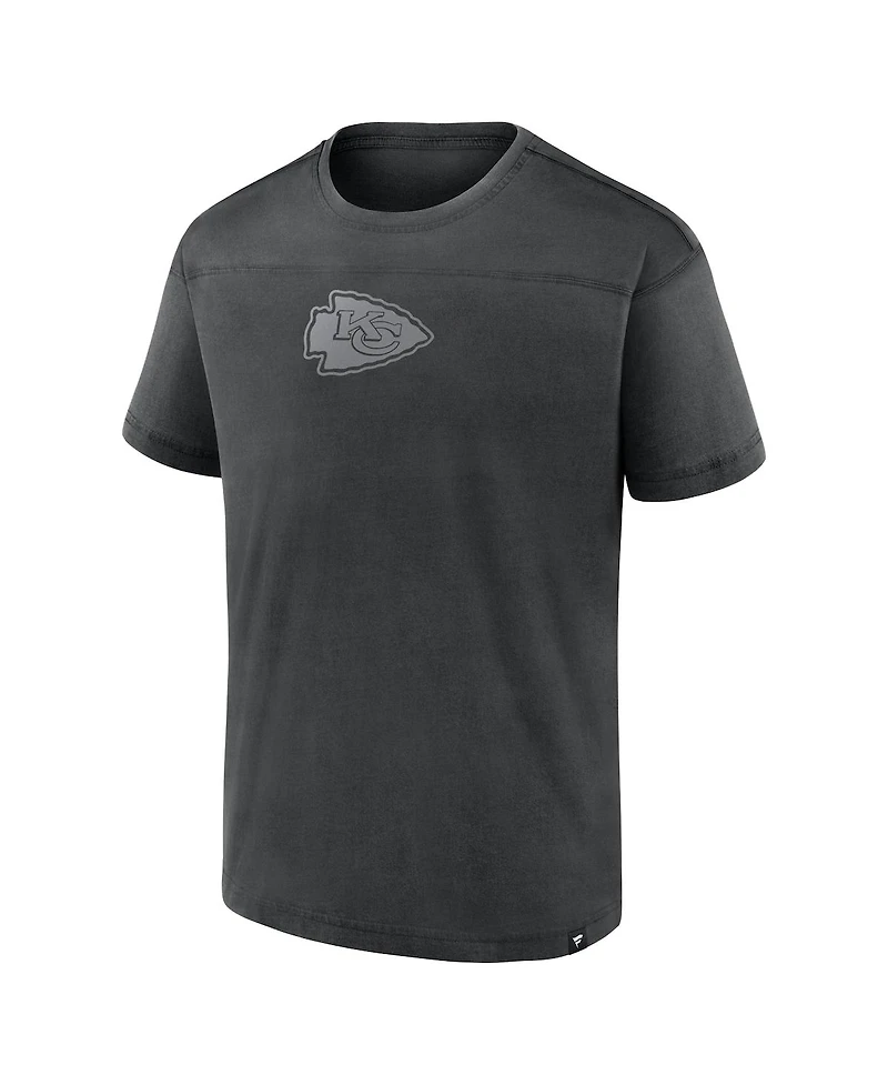 Fanatics Men's Black Kansas City Chiefs Mini Tonal T-Shirt