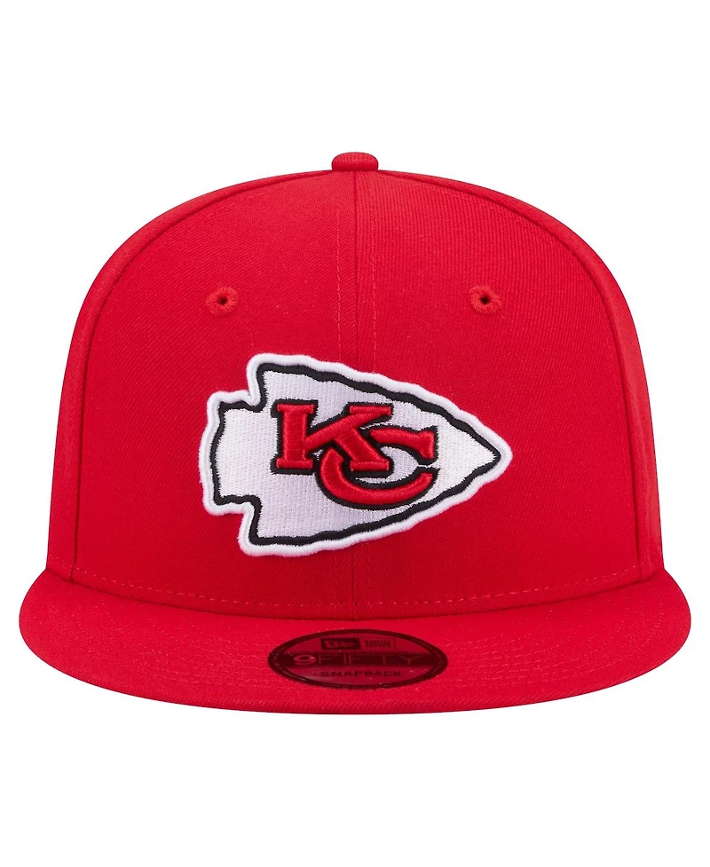 New Era Men's Red Kansas City Chiefs 9FIFTY Snapback Hat