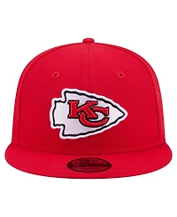 New Era Men's Red Kansas City Chiefs 9FIFTY Snapback Hat