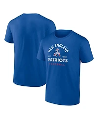 Logo Athletic Men's Royal New England Patriots Vintage Arch T-Shirt