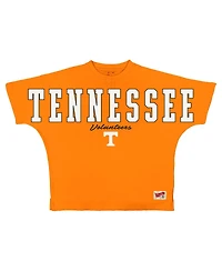 Pressbox Women's Tennessee Orange Volunteers Flannigan Oversized T-Shirt