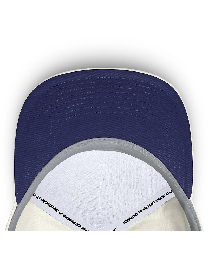 Nike Men's Cream Brooklyn Dodgers Cooperstown Collection Rise Adjustable Hat