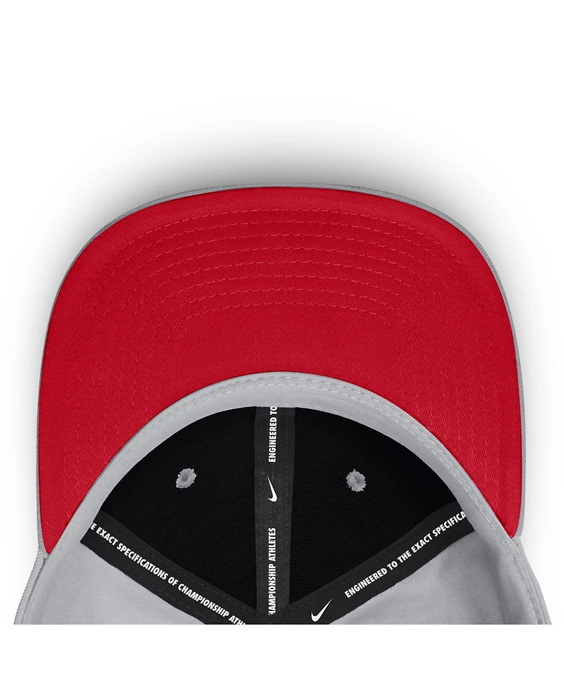 Nike Men's Gray Philadelphia Phillies Primetime Rise Dri-fit Flex Hat