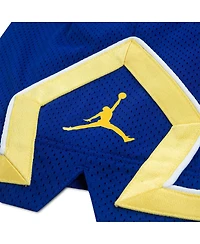 Jordan Big Boys and Girls Royal Brazil National Team Mesh Demand Dri-fit Shorts
