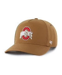 '47 Brand X Carhartt Men's and Women's Brown Ohio State Buckeyes Hitch Adjustable Hat