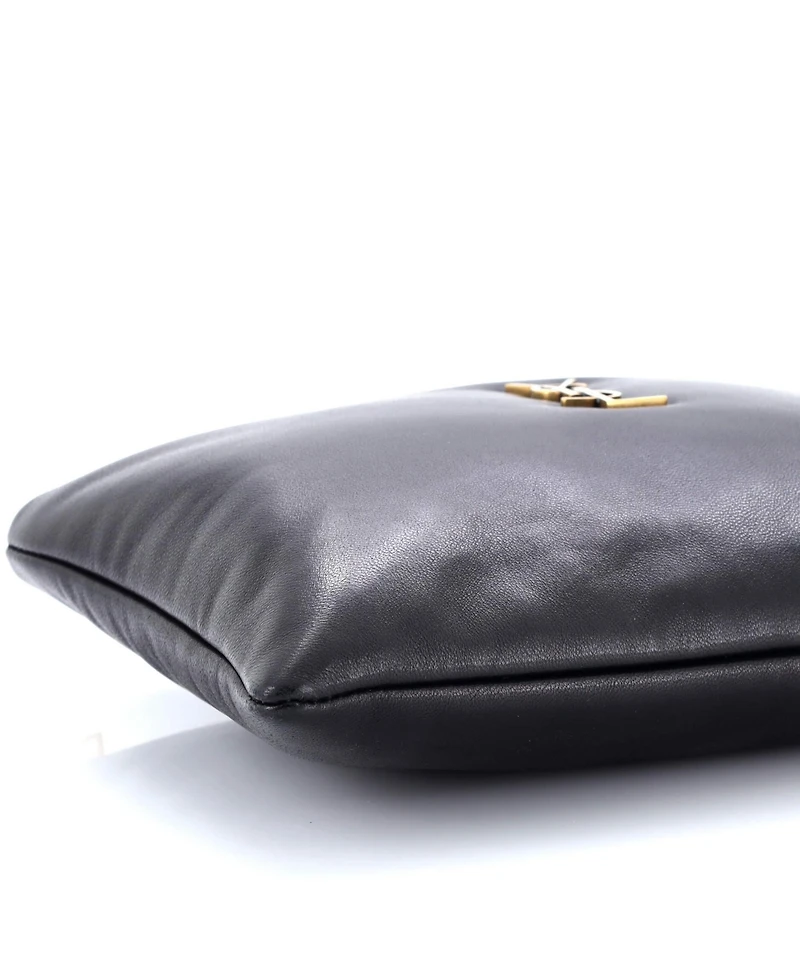 Pre-Owned Saint Laurent Small Calypso Zip Pouch Leather