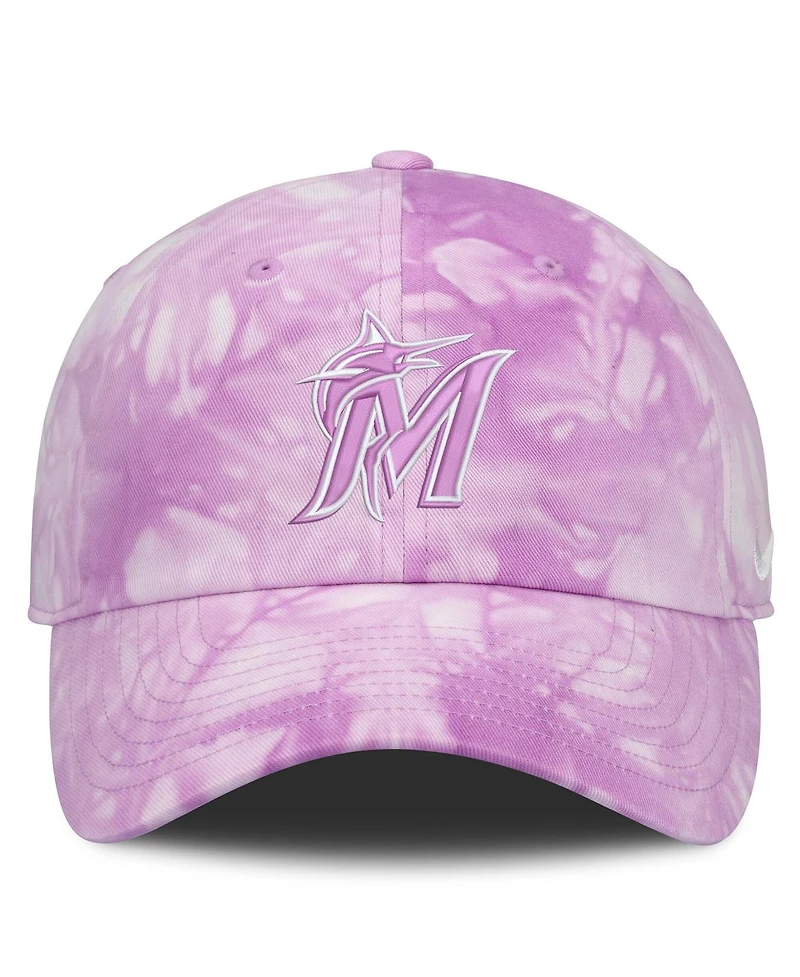 Nike Women's Light Pink Miami Marlins Mother's Day Club Adjustable Hat