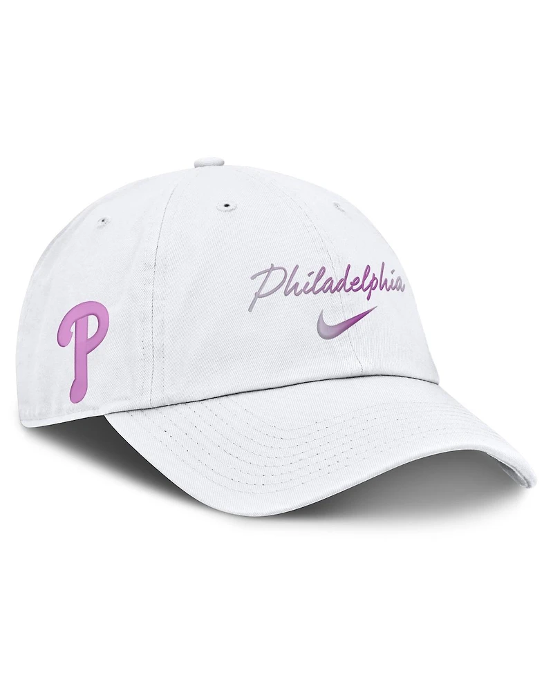 Nike Women's White Philadelphia Phillies Mother's Day Club Adjustable Hat