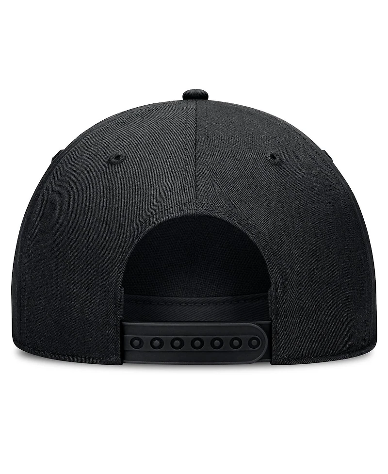 Nike Men's Black Brooklyn Dodgers Cooperstown Collection Rise Adjustable Hat