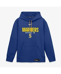 Nike Men's Royal Seattle Mariners Authentic Collection Therma-fit Hoodie