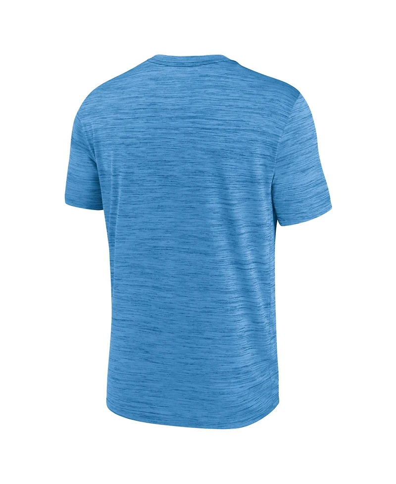 Nike Men's Light Blue Tennessee Titans Velocity Ball Carrier Dri-fit T-Shirt
