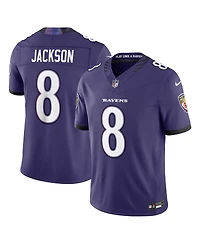 Nike Men's Lamar Jackson Purple Baltimore Ravens Vapor F.u.s.e. Sewn Down Limited Jersey