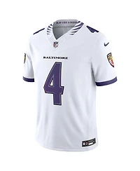 Nike Men's Zay Flowers White Baltimore Ravens Vapor F.u.s.e. Sewn Down Limited Jersey