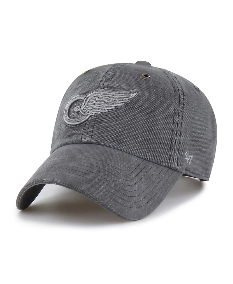 '47 Brand X Carhartt Men's Charcoal Detroit Red Wings Clean Up Adjustable Hat