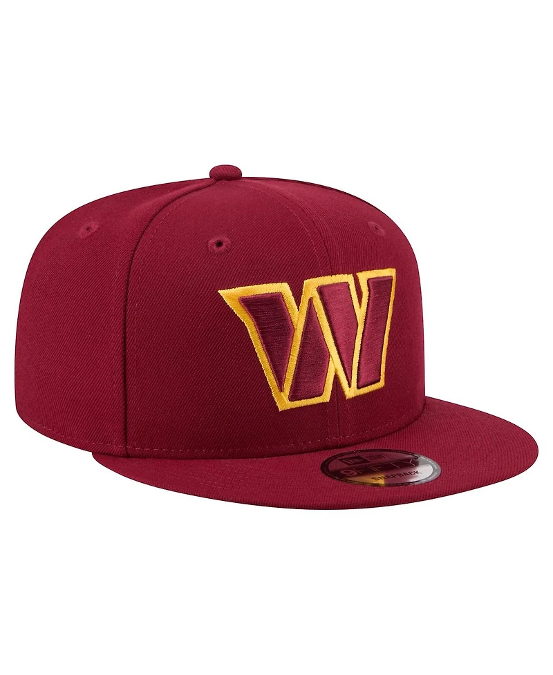 New Era Men's Burgundy Washington Commanders 9FIFTY Snapback Hat