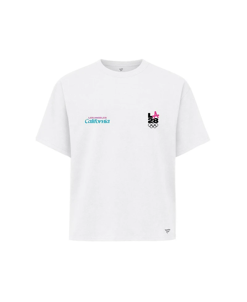 Fanatics Women's White LA28 Superbloom Collection T-Shirt
