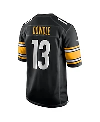 Nike Men's Rico Dowdle Black Pittsburgh Steelers Game Jersey