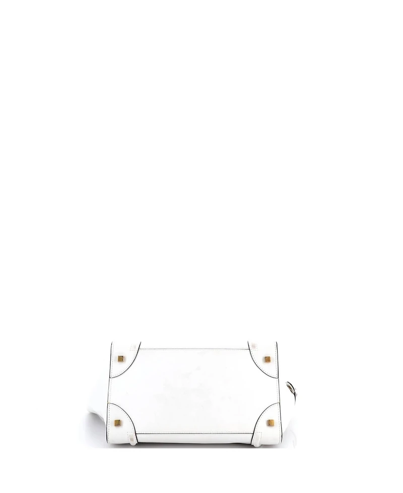 Pre-Owned Celine Mini Bicolor Luggage Bag Leather