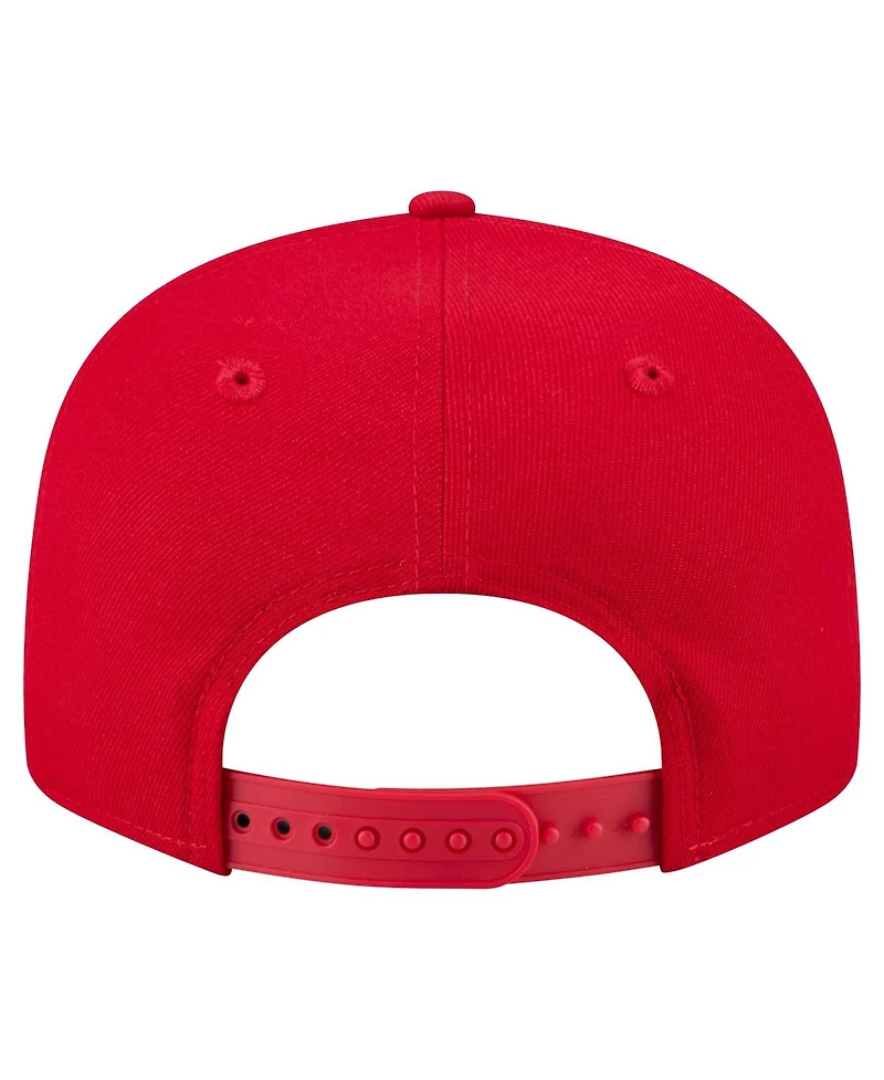 New Era Men's Red Atlanta Falcons Core Team Script 9FIFTY Snapback Hat