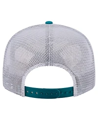 New Era Men's Teal Jacksonville Jaguars Core Team 9FIFTY Trucker Snapback Hat