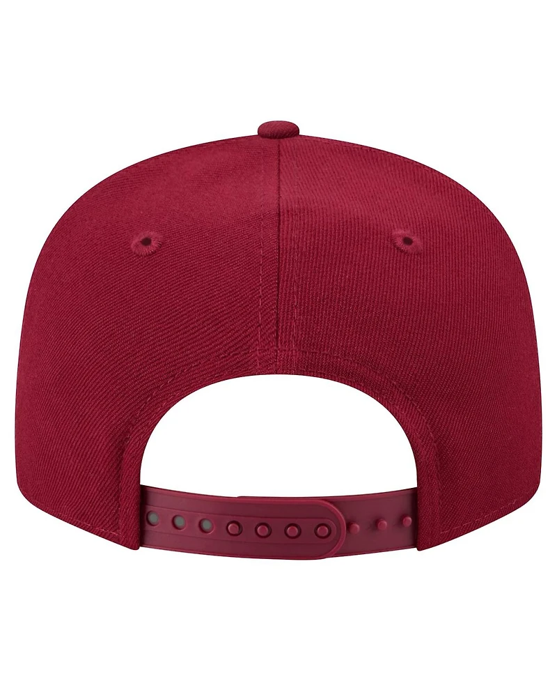 New Era Men's Burgundy Washington Commanders Core Team Script 9FIFTY Snapback Hat