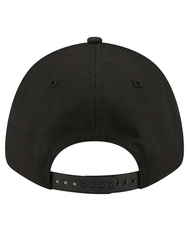 New Era Men's Black Minnesota Vikings Core Team 9FORTY Adjustable Hat